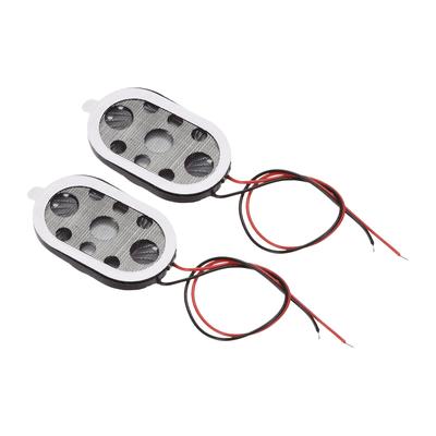 DMiotech 2pcs 1W 8 Ohm 15mmx24mm Mini DIY Magnetic Speaker Internal Replacement Speaker for DIY Speaker Black