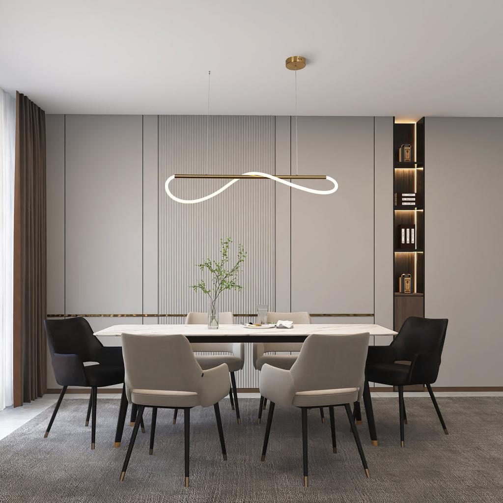 Lampa Wisząca Meleca Led Złoty Light Prestige Lp-2345/1P S Gd Cct