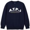 ASTRAL PROJECTION Earth Logo Loose Fit Sweatshirt_Navy