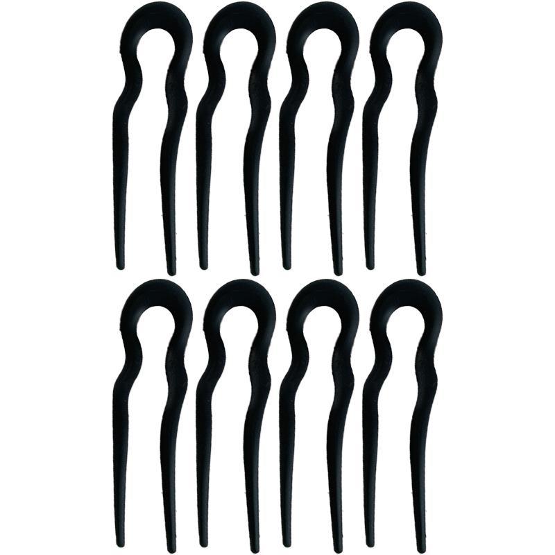 New Simple Matte Wave U-shaped Solid Color Hairpin Women Versatile Elegant Pan Hair Clip for Girl Hair Accessories