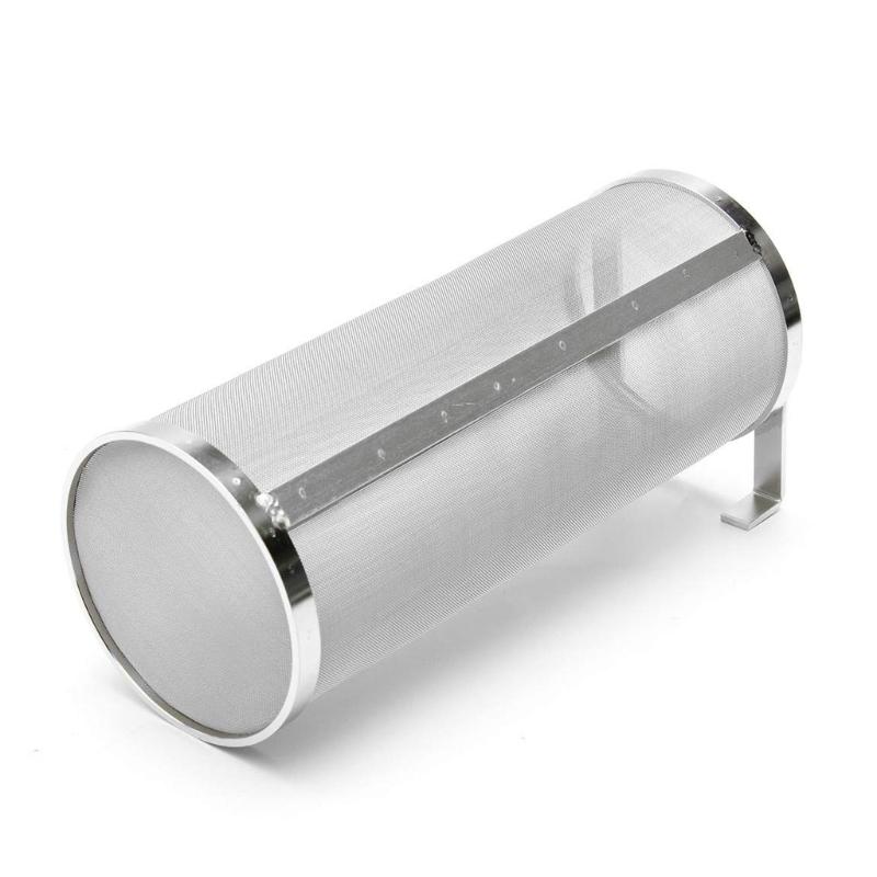Multifunctional 304 Stainless Steel Beer Brewing Filter Tube with Double Hook Design for Easy Installation and Removal