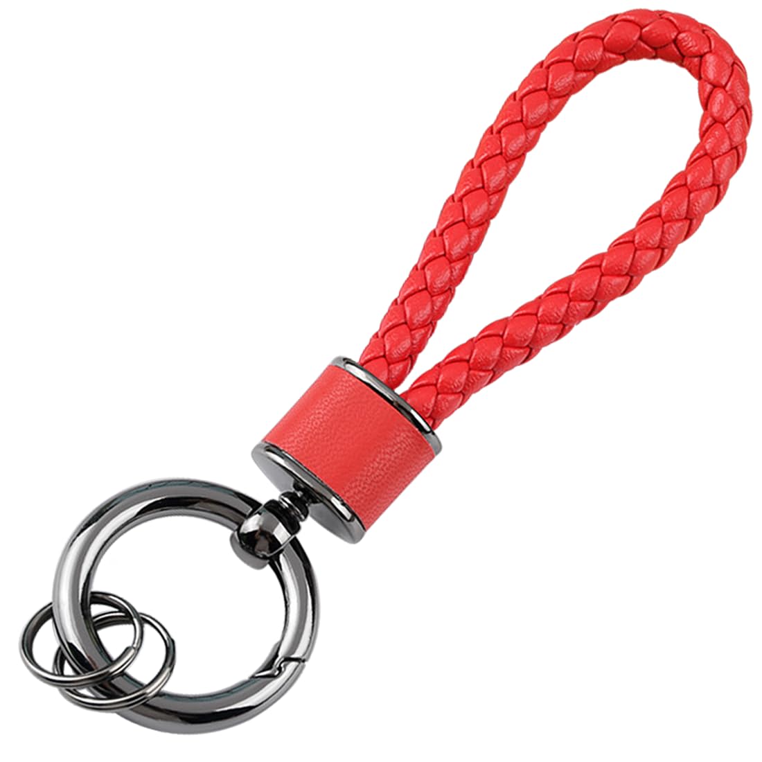 

Брелок MOPCONY, Автомобильный карабин, Кожа, Плетеный велосипед, Брелок, Стильный, Включает кольцо для ключей, Мужской,