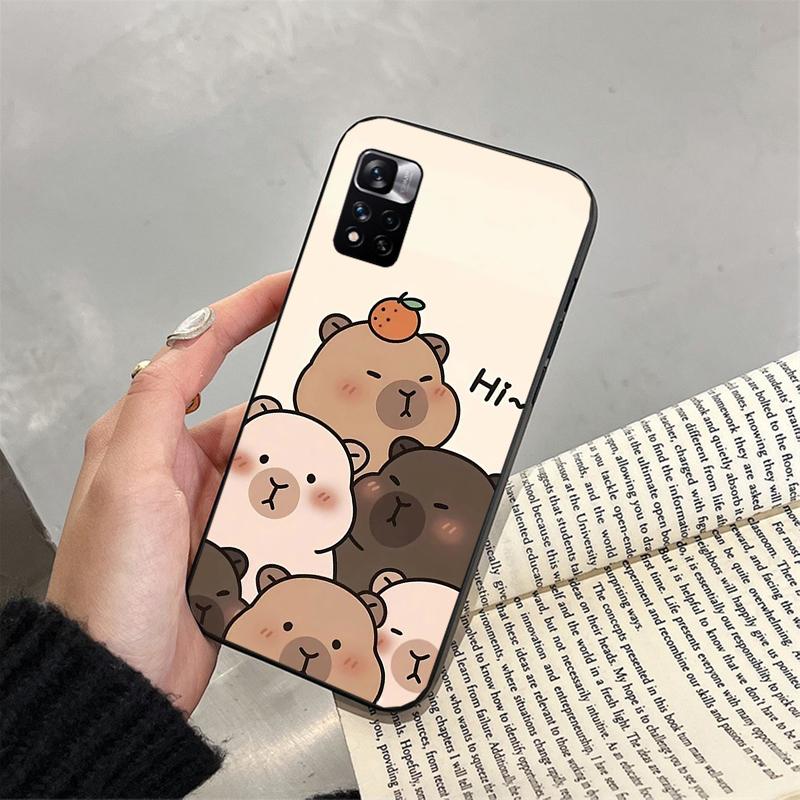 

Cartoon Cute capybara Carcasa Funda Phone Case For Xiaomi Redmi note 14 Pro 14 13 12 11 10 Pro 14S 12S 11S Redmi 14C 13C 10 Redmi 14C