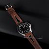 Oil Wax Leather Watchband Retro Cowhide Strap 20mm 21mm 22mm 24mm Breathable Waterproof Wristbelt Quick Release Bracelet