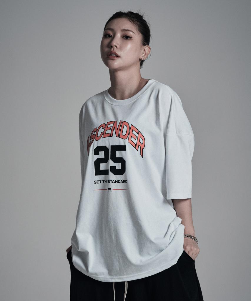 Eosendeo 25 Numbering Oversized Short Sleeve [White]