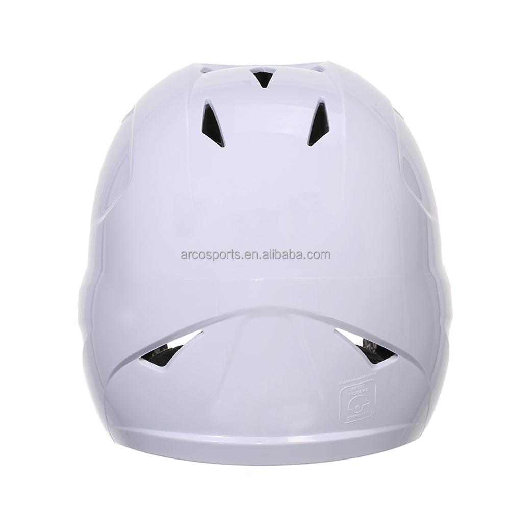 Hot Sale High Anti-impact Professional Sport Style Softball Helmet White Baseball Softball Batting Helmet