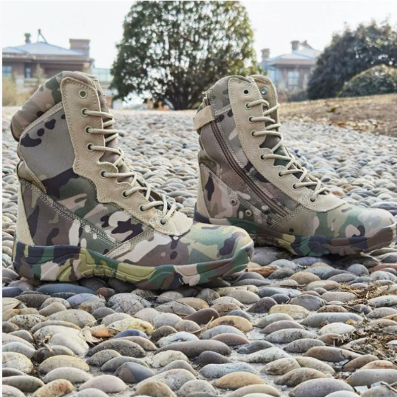 

Fashion 2025 Camouflage Men Boots Work Sneakers Men Boots Autumn Winter Special Sport Ankle Boot for Men Male Zapatos Hombre Sneakers 39