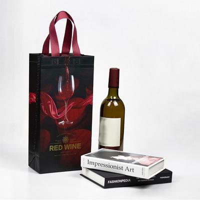 Thickened Non-Woven Wine Bag Single And Double Red Wine Packaging Hand Bag Wine Portable Gift Packaging Bag