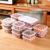 Boîte de conservation alimentaire en plastique hermétique pour réfrigérateur et congélateur, compatible micro-ondes, empilable, pour la cuisine