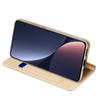 Dux Ducis Skin Pro Wallet Flip Case for Xiaomi 13 - Gold, Card Holder & Stand
