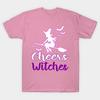 T Shirt Women Cheers Witches Halloween T Shirt Funny Halloween B Harajuku Print Kawaii Tshirt Summer Short Sleeve Female T-Shirt Top Tee