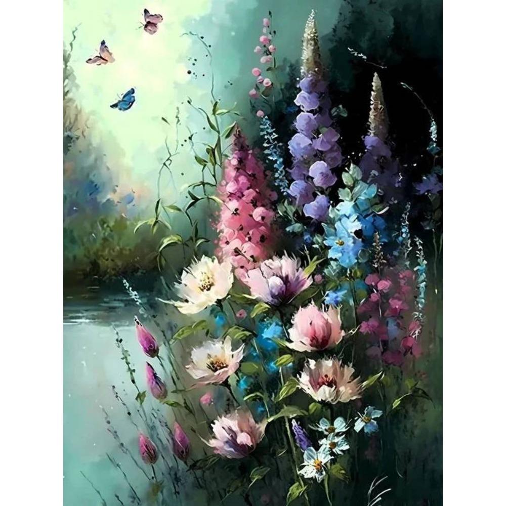 DIY Full Round Diamond Painting Cross Stitch 3D Animal Flower Home Decorative Art Style Diamond Painting 5d Diamond Art Painting