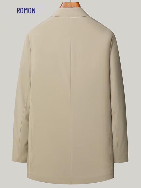 Men's Wool Blend Mid-Length Trench Coat