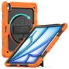 For iPad Air 13 (2025)/(2024) Case PC+Silicone Dust-Proof Tablet Cover with PET Screen Protector/Shoulder Strap