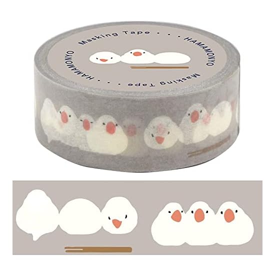 Hamamonyo Masking Tape Oshikura Java Sparrow