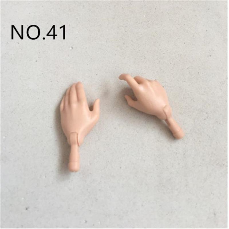 Manos de Repuesto Originales para Cuerpo de Yoga Tono de Piel Marrón Blanco Gestos Diferentes