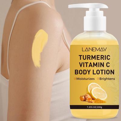 200g Turmeric Vitamin C Body Lotion-Moisturize, Hydrate and Firm the Skin, Prevent Dryness and Flakiness