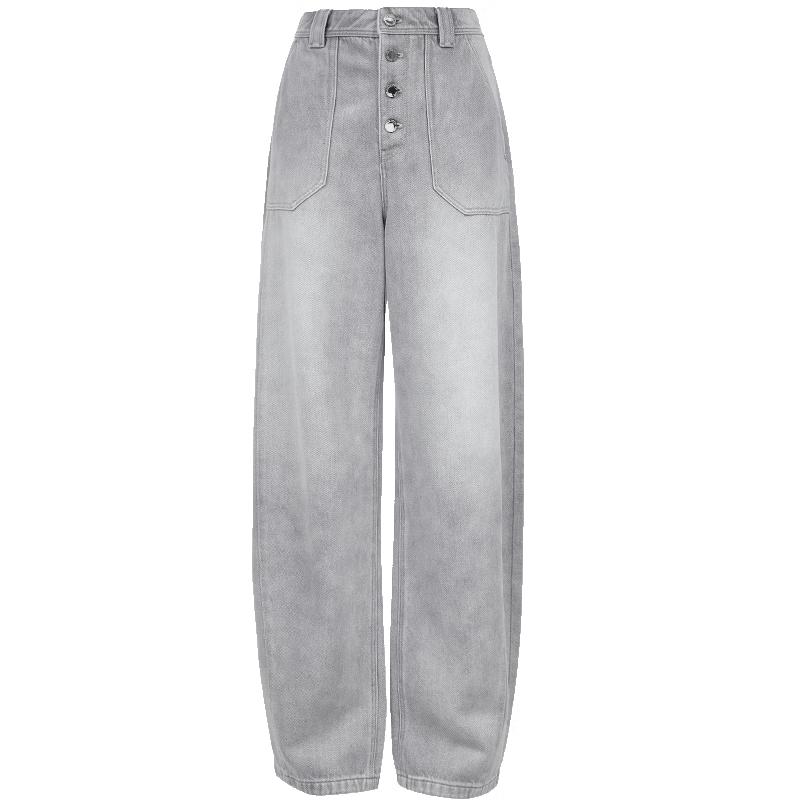 

ONLY Women s High-Waist Wide-Leg Banana Jeans S
