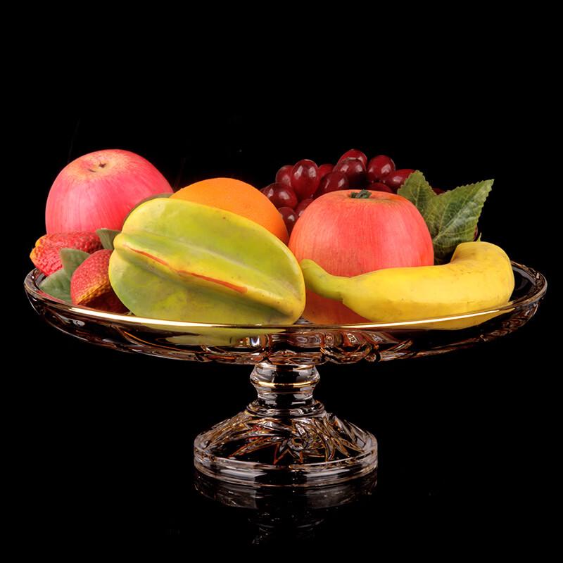 Flavinmci European Style Glass Fruit Plate