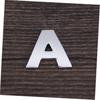 Totority Metallic Alphabet Stickers for Car Slings, Waterproof, No Remains,