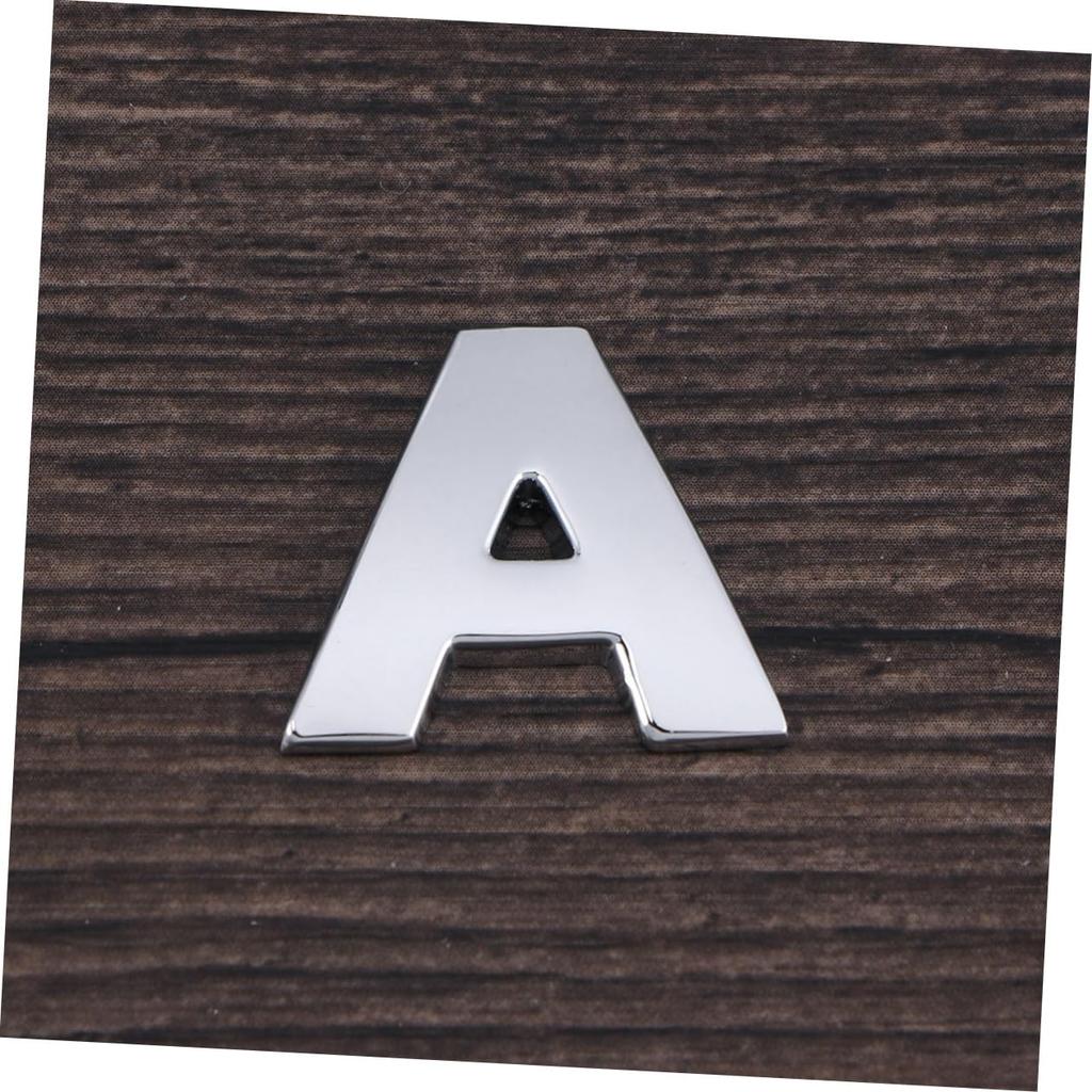Totority Metallic Alphabet Stickers for Car Slings, Waterproof, No Remains,
