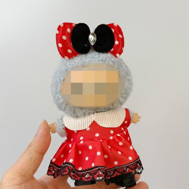 Labubu Pendant: Baby Clothes Blind Box - 17cm Macaron Vinyl.