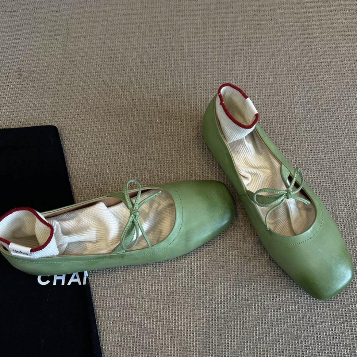 

Версия из коровьей кожи~ Весенне-осенние новые кожаные омолаживающие супермягкие туфли-лодочки Мэри Джейн женские нишевые походные туфли 40