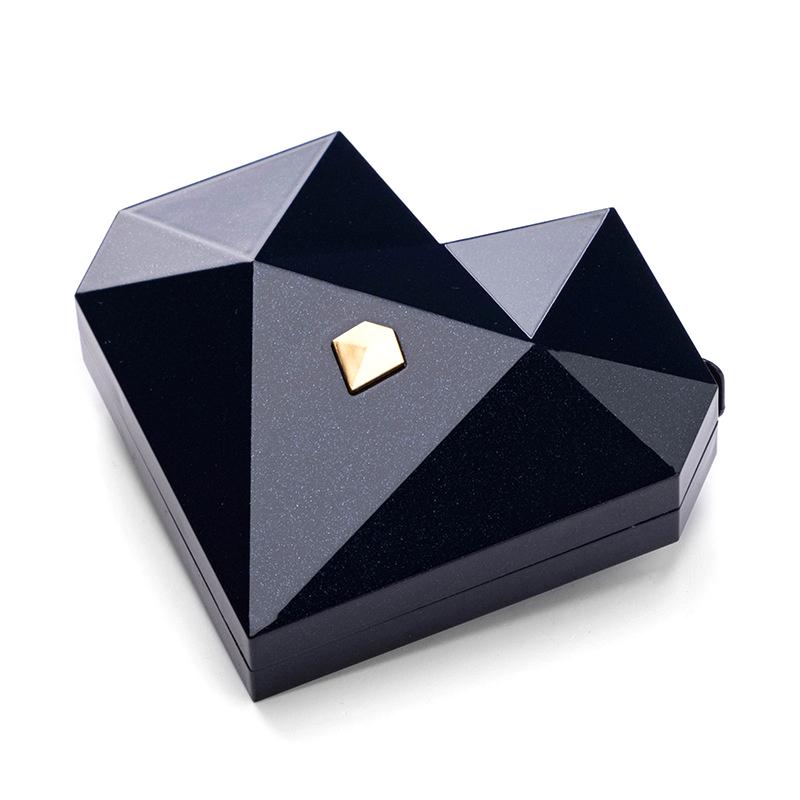 Heart Shaped Diamond Ring Box Automatic Pop-Up Proposal Surprise Ring Box Jewelry Storage Box For Girl Wedding Christmas Gifts
