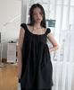 Obeodyupeulleeo Cotton Baby Doll Dress_Black
