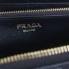Pristine PRADA Purse Black Nylon Mens 1ML506 Used