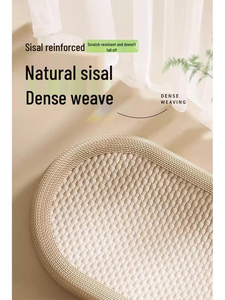 Durable Sisal Cat Scratching Board and Bed - Debris-Free, Scratch-Resistant, Large Claw Sharpener