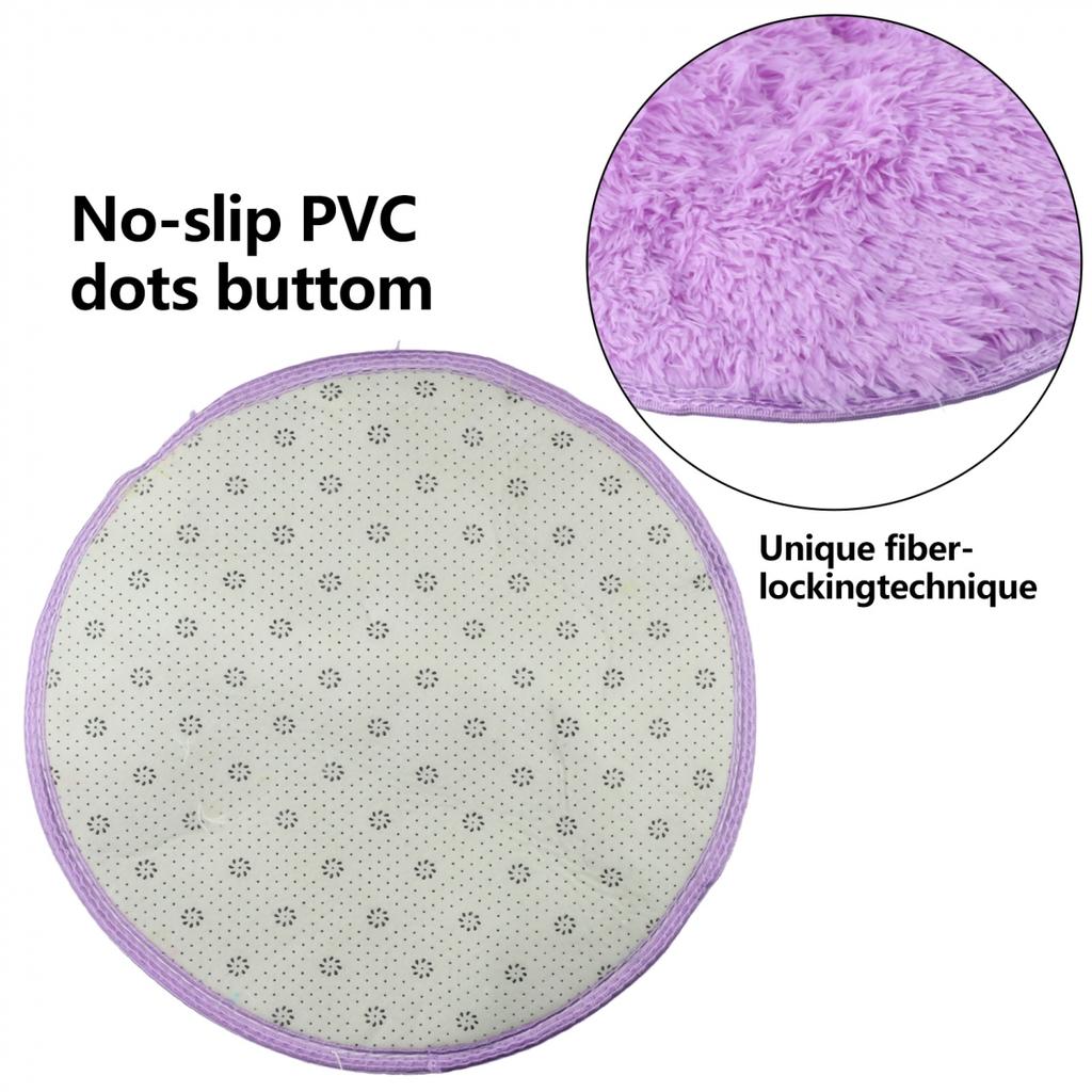 Carpet Plush Round Round Shaggy Silk Wool Sofa Blanket