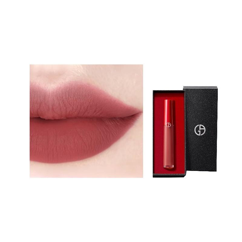 Armani Red tube lip glaze velvet natural complexion whitening #415 Hawthorn Red