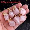 Natural Amethyst Pendant Crystal Raw Stone Necklace For Boho Style Jewelry Collectors