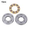 10pcs Thrust Ball Bearing Miniature High Precision Flat Steel Bearings Set