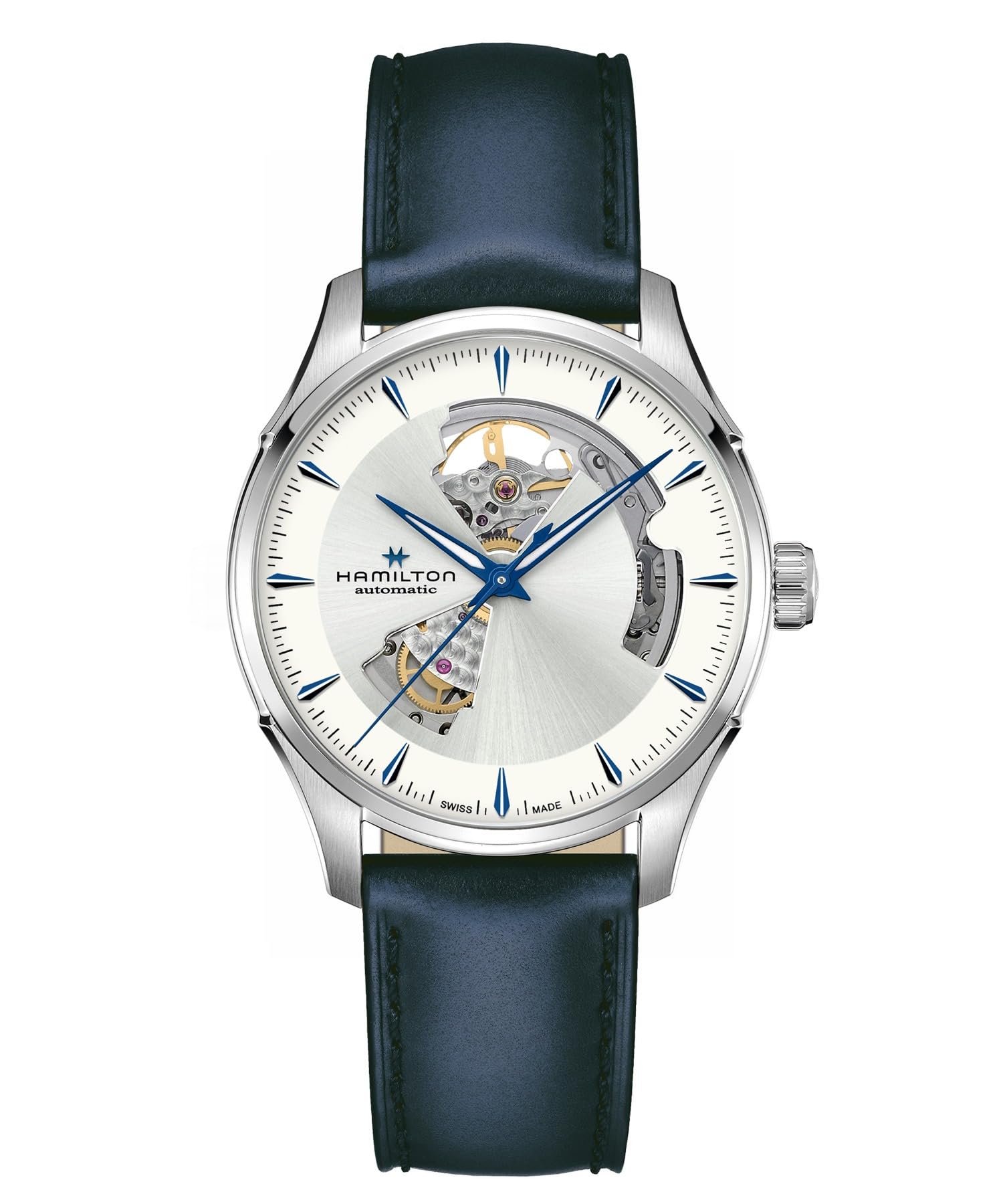 

HAMILTON Watch Genuine Warranty Jazzmaster Open Heart Mechanical Automatic Winding H32675650 Unisex Imported [Hamilton] [Regular Product]