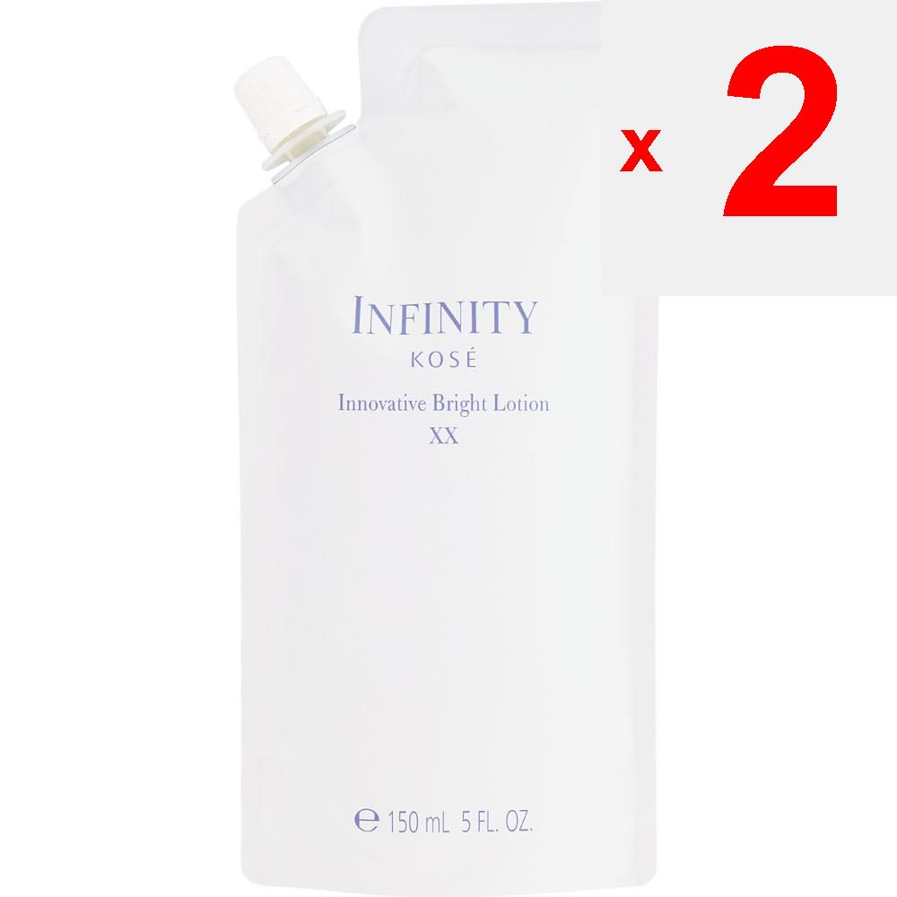 Kose Infinity Innovative Bright Lotion XX (Refill) 150mL (Quasi-drug) After Washing Your Face In the Morning and At Night, Press the Pump and Apply a