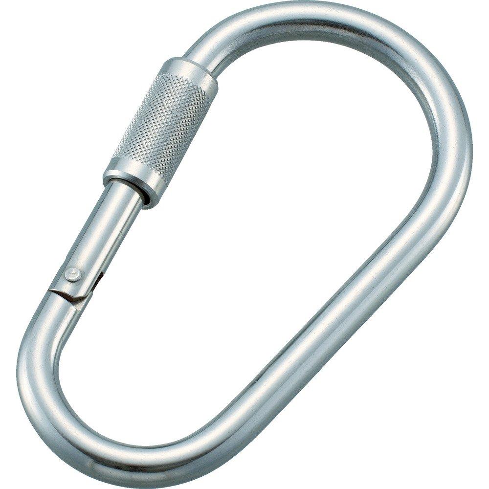 

TRUSCO Stainless Steel Jumbo Carabiner (with Ring), 12mm, TKBJ-12B