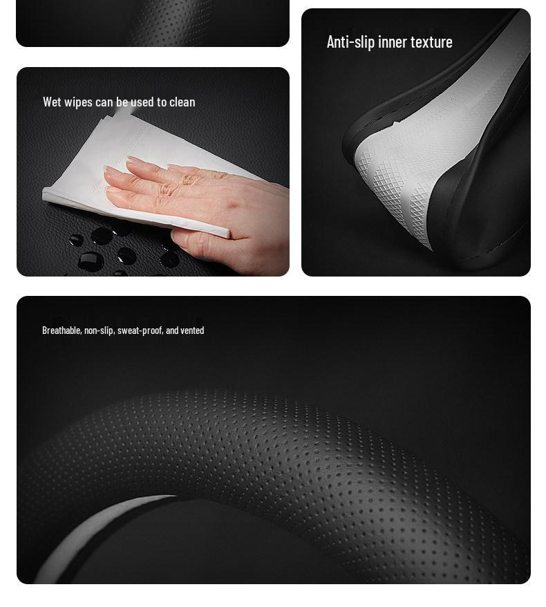 2024 Geely Boyue Steering Wheel Cover: Ultra-thin, Non-slip, All-season, Universal Fit.