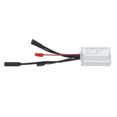 E-Bike Motorcontroller 15A Bürstenloser Rechteckwellen-Controller mit Wasserdichtem Stecker Licht