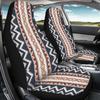 Car Universal Seat Cover Elastic Polyester Cloth Tribe Geometric Pattern Car Seat Cover