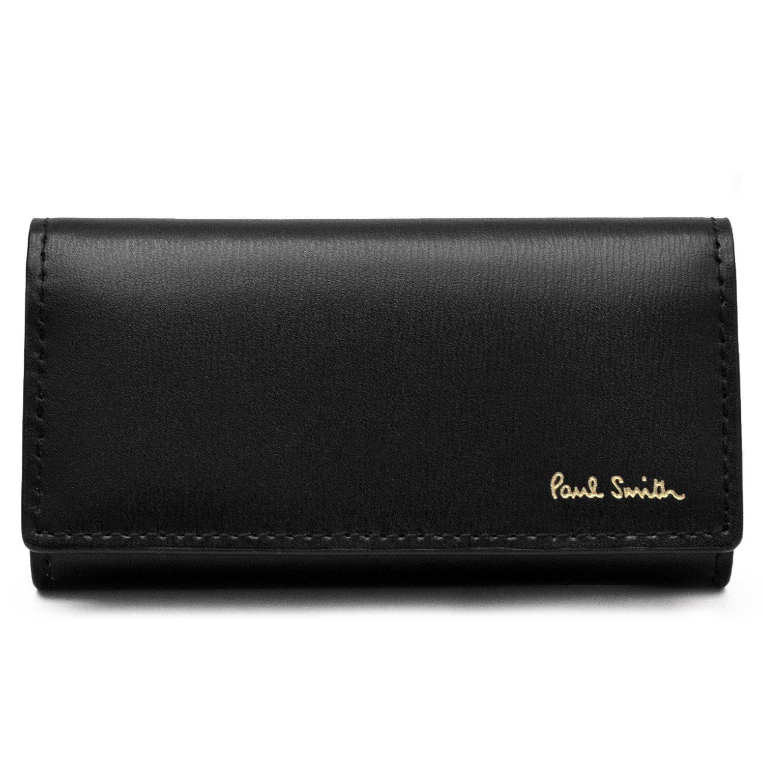 

Paul Smith Натуральная кожа Городской тисненый Чехол для ключей Черный, (черный) чёрный