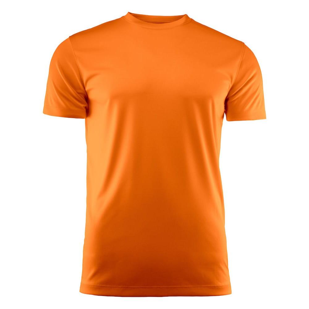Męski T-shirt Run Active Printer RED