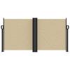 Retractable Side Awning Beige 120 X 600 Cm