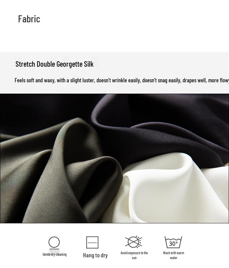 Women's 2025 Summer Short-Sleeve Mulberry Silk Stand Collar Shirt