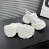 Leather Daddy Shoes Trendy New Spring Breathable Mesh Casual Sports Running Shoes Women's Autumn Red Women's Shoes