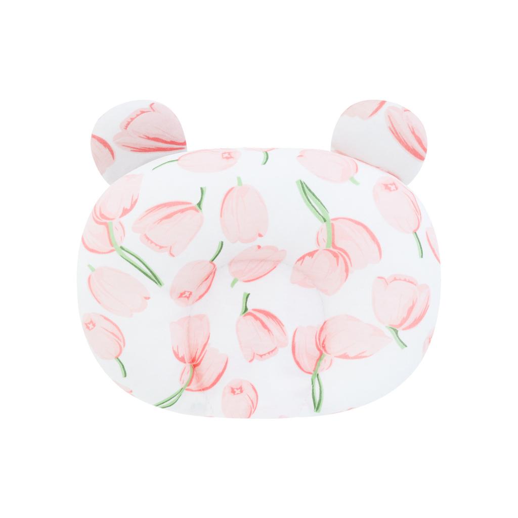 Cute Cartoon Baby Head Shaped Pillow Kawaii Bear Ears Baby Pillow Cute Round Head Shaped Pillow Soothing Sleeping Pillows