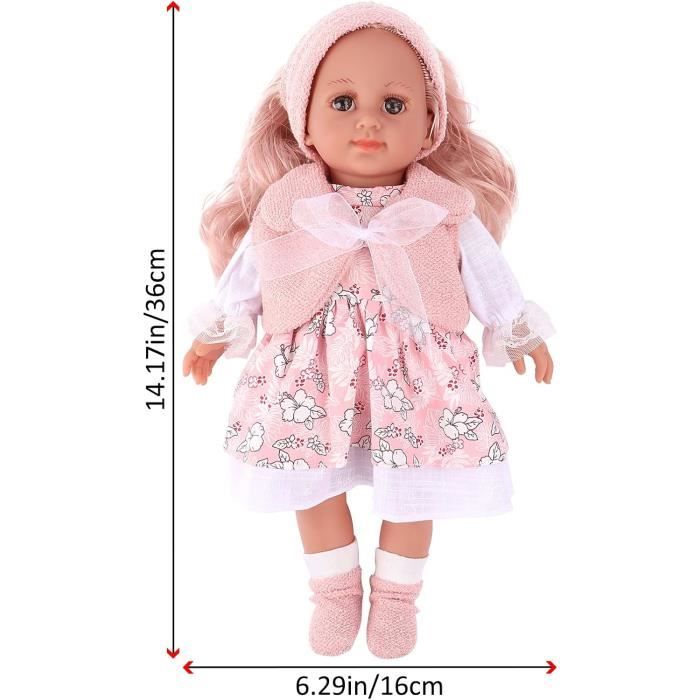 DeAO Ensemble de Jeu de poupée bébé avec Accessoires