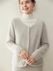 Women's Cashmere Knit Cardigan Coat - Twelve Gauge, Single Breasted, Round Neck, Loose Fit, Autumn/Winter.