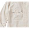 Uniqlo Solid Color Single-Breasted Pocket Design Pointed Collar Long Sleeve Shirt Men Shirts Off-White 464935-01